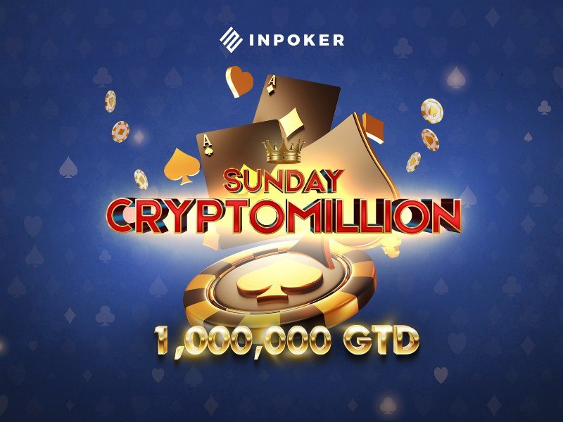 InPoker giới thiệu một giải đấu hằng tuần hoàn toàn mới Sunday CryptoMillion với tổng giải thưởng lên đến 1 triệu INP GTD!